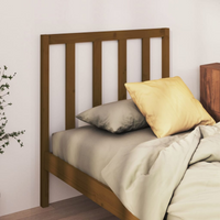vidaXL Bed Headboard Honey Brown 95x4x100 cm Solid Wood Pine
