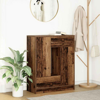 vidaXL Sideboard with Drawers and Doors Old Wood 73x31x90 cm