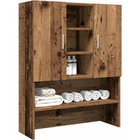 vidaXL Washing Machine Cabinet Old Wood 70.5x25.5x90 cm