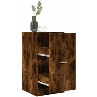vidaXL Apothecary Cabinet Smoked Oak 40x41x77.5 cm Engineered Wood