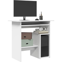 vidaXL Desk White 80x45x74 cm Engineered Wood