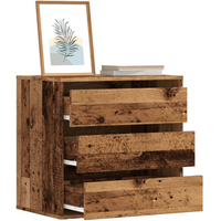 vidaXL Corner Chest of Drawers Old Wood 60x41x58 cm Engineered Wood