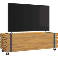 vidaXL Coffee Table 110x45x35 cm Solid Wood Teak
