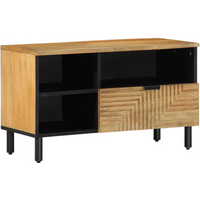 vidaXL TV Cabinet Brown 80x33x46 cm Solid Wood Mango