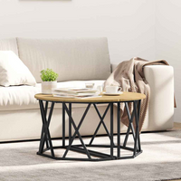 vidaXL Coffee Table Artisan Oak 80 x 80 x 42 cm