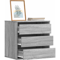 vidaXL Corner Chest of Drawers Grey Sonoma 60x41x58 cm Engineered Wood