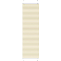 vidaXL Pleated Blind Cream 60x200 cm Fabric Width 59.4 cm Polyester