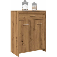 vidaXL Bathroom Cabinet Artisan Oak 60x33x80 cm Engineered Wood