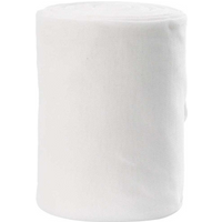 vidaXL Drain Pipe White 16 x 2000 cm Fabric