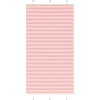 vidaXL Pleated Blind Pink 110x200 cm Fabric Width 109.4 cm Polyester