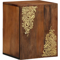 vidaXL Wall Cabinet Honey Brown 38 x 33 x 48 cm Solid Mango Wood