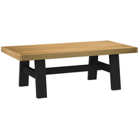 vidaXL Coffee Table NOAIN A-Shaped Legs 120x60x40 cm Solid Wood Pine