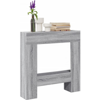 vidaXL Fireplace Surround Grey Sonoma 81x18x82 cm Engineered Wood