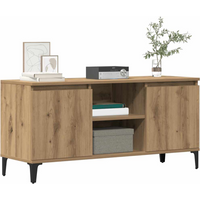 vidaXL TV Cabinet Artisan Oak 102x35x50 cm Engineered Wood