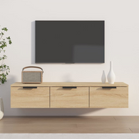 vidaXL Wall Cabinet Sonoma Oak 102x30x20 cm Engineered Wood
