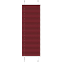 vidaXL Pleated Blind Bordeaux Red 40x150 cm Fabric Width 39.4 cm Polyester