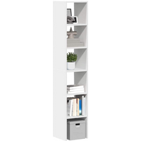 vidaXL Bookcases 2 pcs Stackable White 30x30x80 cm Engineered Wood