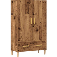 vidaXL Highboard Old Wood 70x31x115 cm Engineered Wood