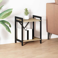 vidaXL Bookcase Sonoma oak 40 x 30 x 48.5 cm Engineered wood