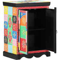 vidaXL Console Table Multicolour 50 x 30 x 75 cm Solid Mango wood