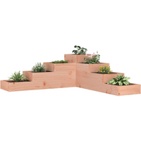 vidaXL Garden Planter 4-Tier 106x104.5x36 cm Solid Wood Douglas