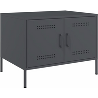 vidaXL Coffee Table Anthracite 68x50x50.5 cm Steel