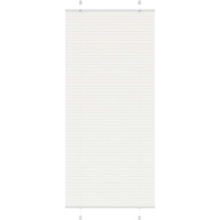 vidaXL Pleated Blind White 100x200 cm Fabric Width 99.4 cm Polyester
