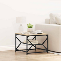 vidaXL Coffee Table Sonoma Oak 51 x 50 x 40 cm