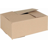vidaXL Folding Box 50 pcs Brown 25 x 17.5 x 10 cm Cardboard