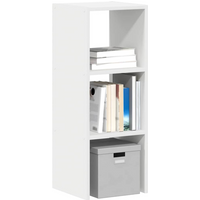 vidaXL Bookcase Stackable White 30x30x80 cm Engineered Wood