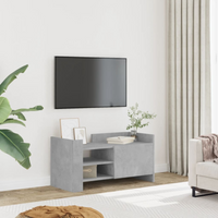 vidaXL TV Cabinet Concrete Grey 80x35x40 cm Engineered Wood