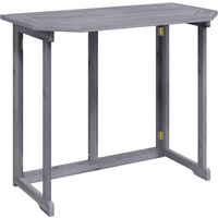 vidaXL Folding Balcony Table 90x50x74 cm Solid Acacia Wood