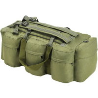 vidaXL 3-in-1 Army-Style Duffel Bag 45 L Olive Green