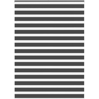 vidaXL Zebra Blind Black 160x230 cm Fabric Width 155.9 cm Polyester