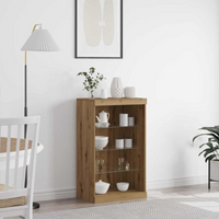 vidaXL Sideboard Artisan oak 60.5 x 37 x 100 cm Engineered Wood