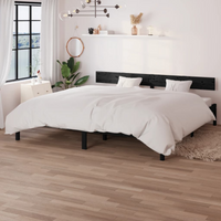 Bed Frame without Mattress Solid Wood Super King