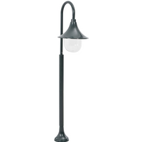 vidaXL Garden Post Light E27 120 cm Aluminium Dark Green