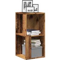 vidaXL Corner Cabinet Old Wood 33x33x67 cm Engineered Wood