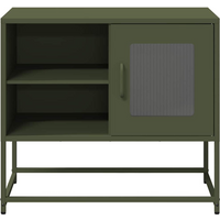 vidaXL TV Cabinet Olive Green 68x39x60.5 cm Steel