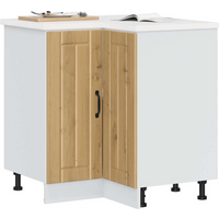 vidaXL Kitchen Corner Base Cabinet Lucca Artisan Oak Engineered Wood