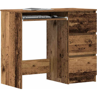 vidaXL Desk Old Wood 90x45x76 cm Engineered Wood