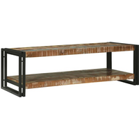 vidaXL Coffee Table Multicolour 120 x 50 x 38 cm Solid reclaimed wood
