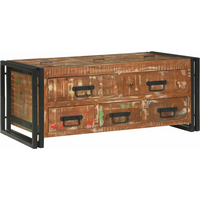 vidaXL Coffee Table Brown 90 x 50 x 38 cm Solid reclaimed wood