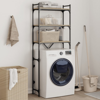 vidaXL Washing Machine Shelf Sonoma Oak 67x25x163 cm Engineered Wood