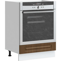 vidaXL Oven Cabinet Kalmar Brown Oak Engineered Wood