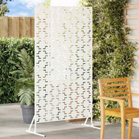 vidaXL Privacy Screen White Steel