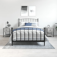 vidaXL Bedside Tables 2 pcs Grey Sonoma 34x35.5x45 cm Engineered Wood