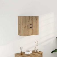 vidaXL Wall Cabinet Artisan Oak 60 x 31.5 x 60 cm Engineered Wood