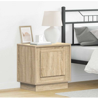 vidaXL Bedside Cabinet Sonoma oak 44 x 34.5 x 45 cm Engineered wood