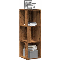 vidaXL Corner Cabinet Old Wood 33x33x100 cm Engineered Wood